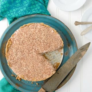 Chocolate Hazelnut Toffee Ice Cream Pie