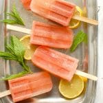 Refreshing, boozy Costa Rican Watermelon Mojito Popsicles.