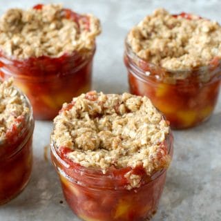 Fruit Crumble {Cobbler} Jars