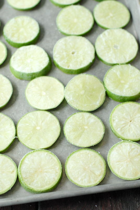 Frozen Lime Slices