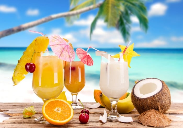 Tropical Beach Cocktails 