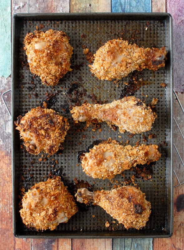 Cornflake-Coconut Crusted Baked Chicken | Boulder Locavore