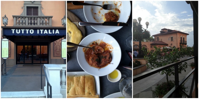 Epcot Gluten-Free Dining Tutto Italia 