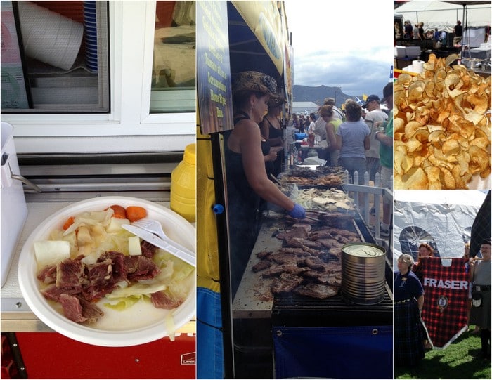 Longs Peaks Scottish-Irish Highland Fest food 