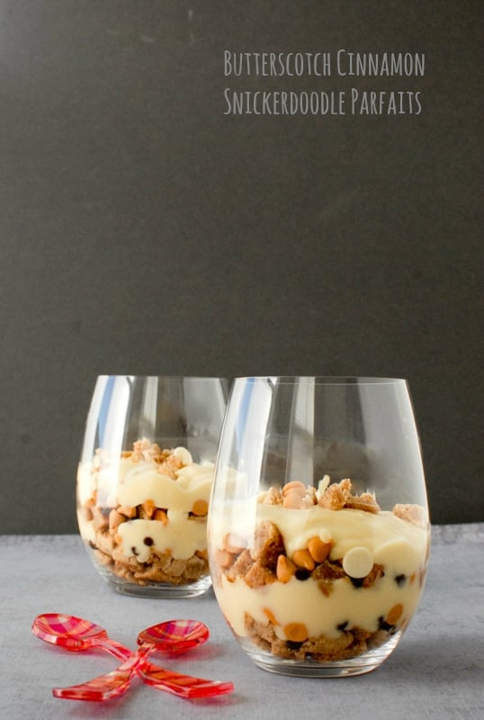 Butterscotch Cinnamon Snickerdoodle Parfaits