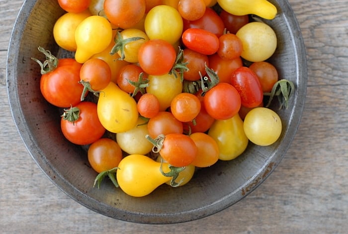 Fresh Cherry Tomatoes in bowl