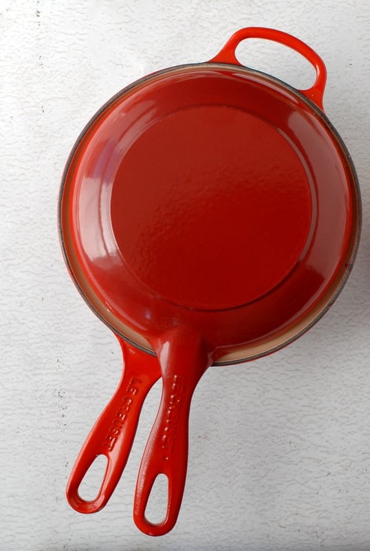 Le Creuset 2-in-1 pan Cherry red 