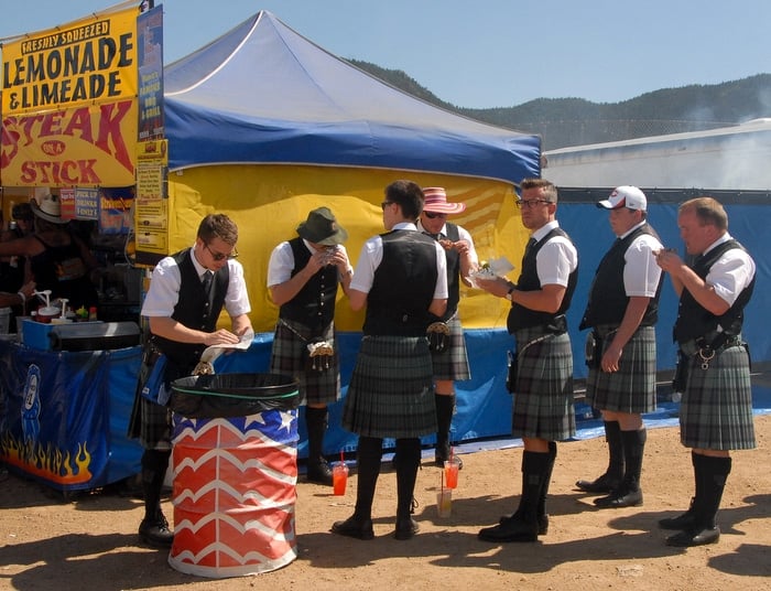 Guys in Kilts Scottish Irish Festival 2013 Estes Park CO