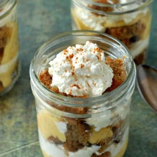 Spice Cake Pumpkin-Chai Trifles