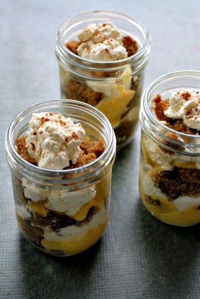 Spice Cake Pumpkin-Chai Trifles