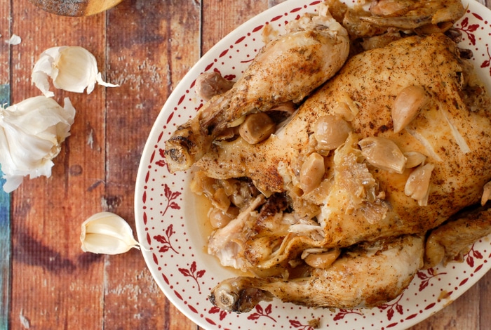 Crock Pot Garlic Chicken