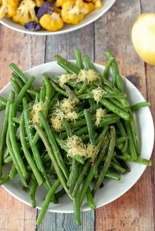 Sauteed Haricot Vert with Lemon Zest 