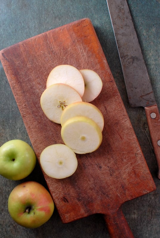 Sliced Fall Apples