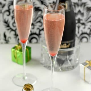 Sparkling Cranberry-Orange Cava Cocktail