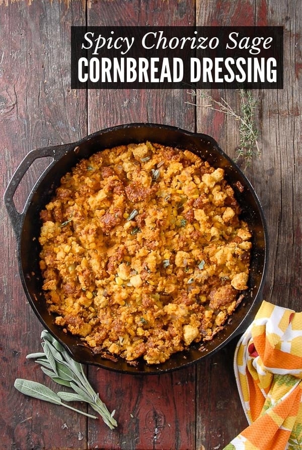 Spicy Chorizo Sage Cornbread Dressing title image