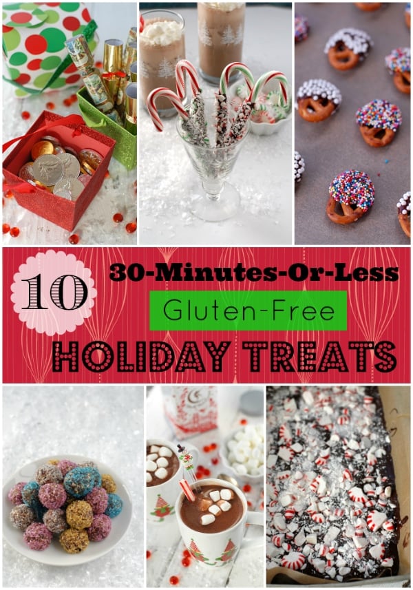 holiday treats collage title image