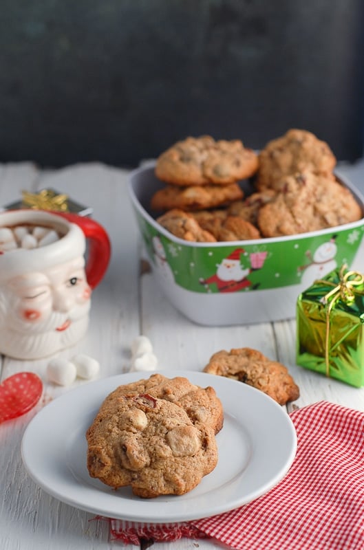 Cranberry White Chocolate Pecan Cookies 