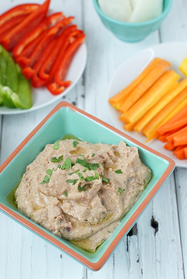 Smoky Black-Eyed Pea Bacon Hummus