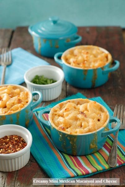 Mini Creamy Mexican Macaroni-and-Cheese