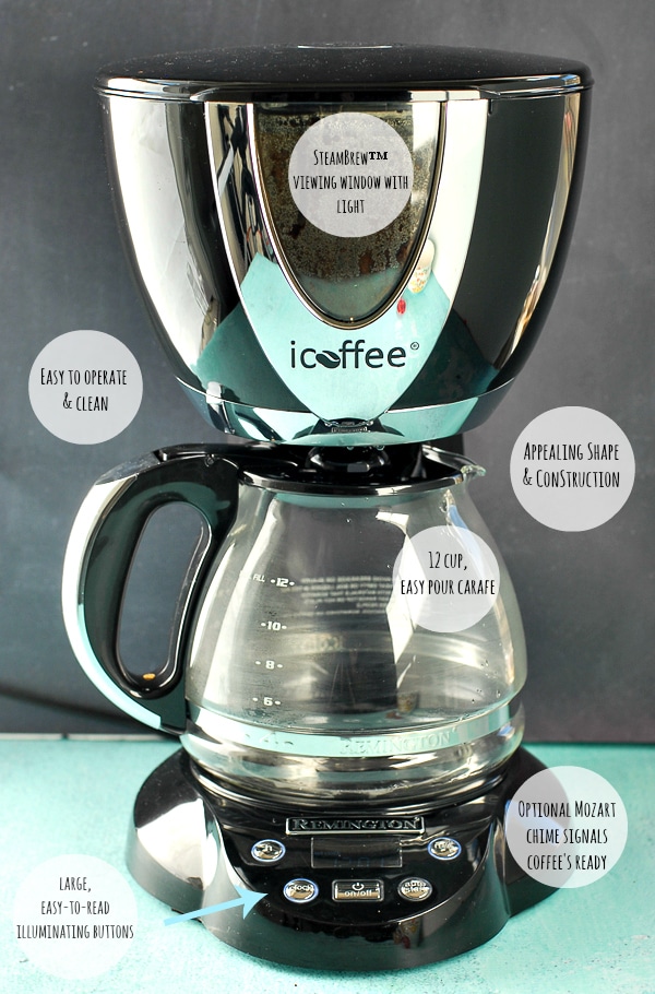 Some favorite features of iCoffee by Remington 