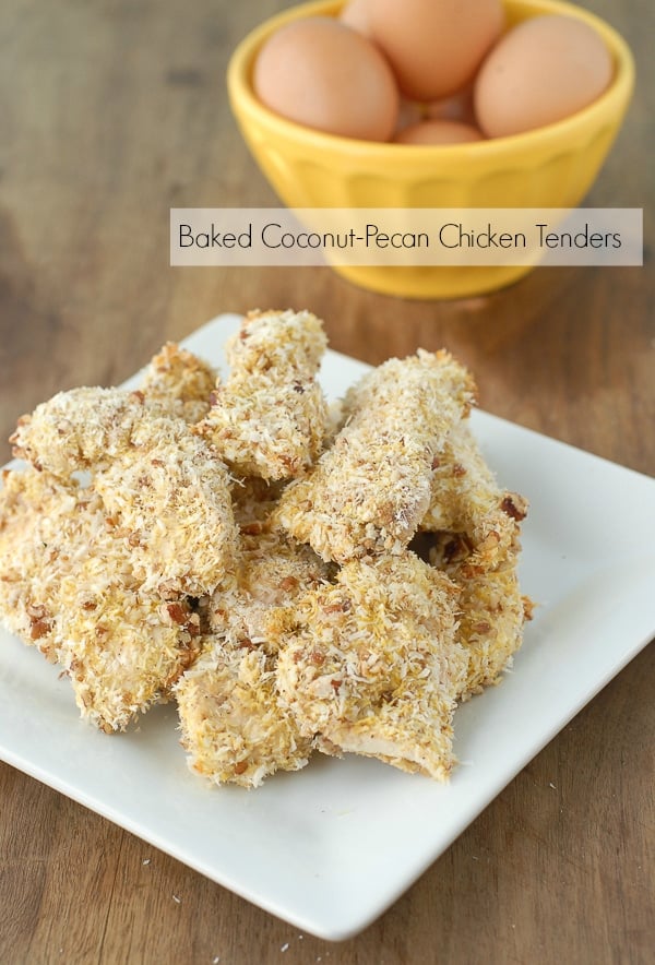 Baked Coconut-Pecan Chicken Tenders 