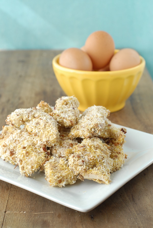 Baked Coconut-Pecan Chicken Tenders 