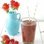 Berry Smoothie and Strawberry Roses