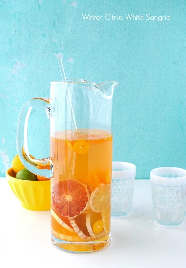 Winter Citrus White Sangria 