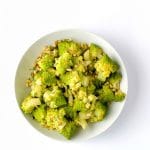 Lemony Romanesco with Pine Nuts. A fast healthy side dish recipe for spring or fall, Romanesco adds a light flavor to any meal. Gluten-free recipe. - BoulderLocavore.com
