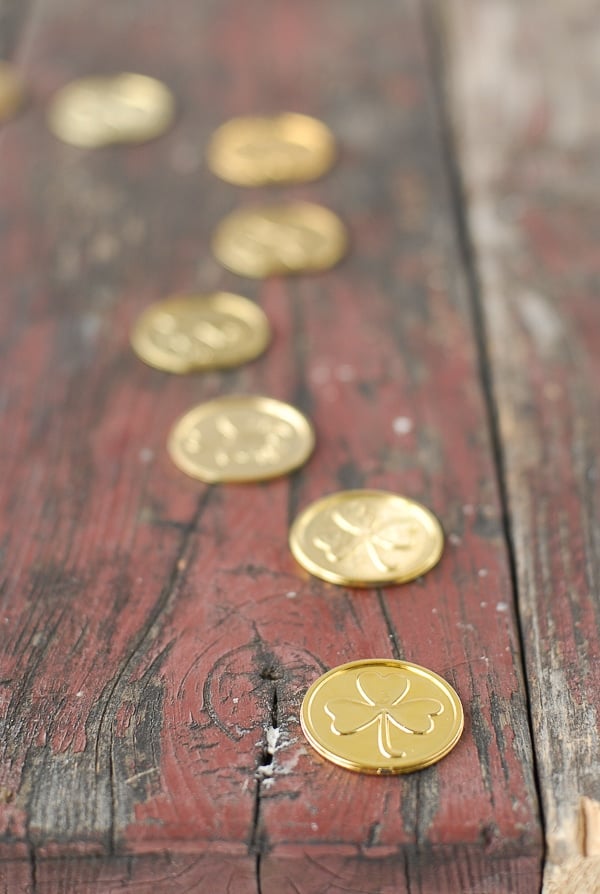 Luring Leprechauns with gold Celtic Coins 