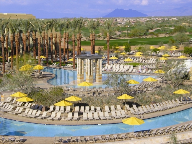 Pools and Lazy River JW Marriott Desert Ridge