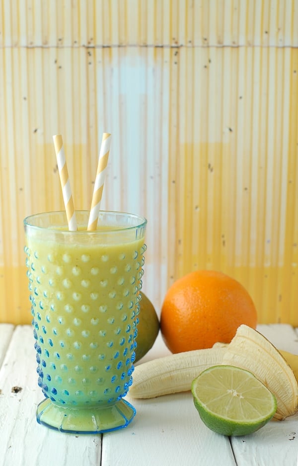 Sunshine Smoothie in ingredients