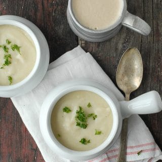 A bowl of Irish Potato Soup