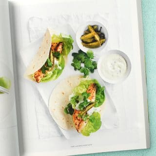 LIme and Chili Fish Tacos from Donna Hay's Light and Fresh Cookbook