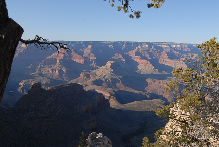 A view of a canyon