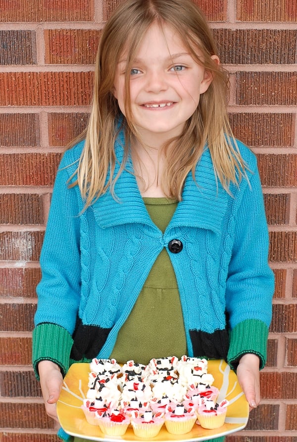 Girl and Farm Cupcakes