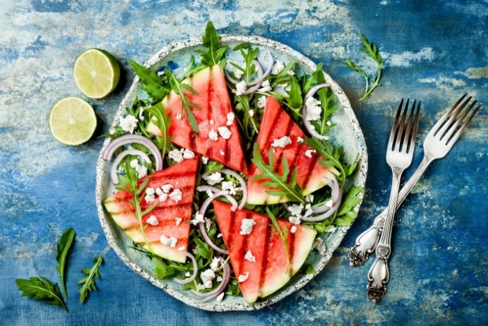 Grilled Watermelon Salad