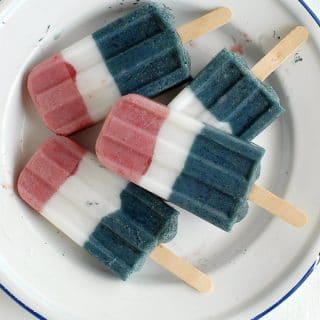 Patriotic Smoothie Popsicles