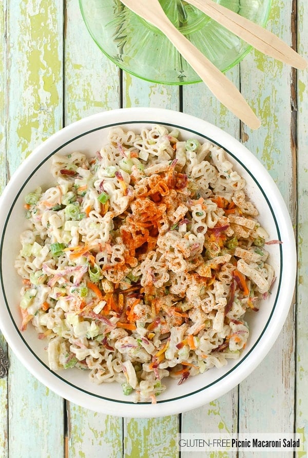 Picnic Macaroni Salad gluten-free (gluten-free pasta salad)