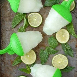 Lime-Ginger-Mint Bug popsicles