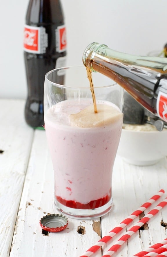 Cherry Cola Milkshake pour 