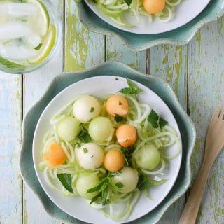 Cucumber Melon Spa Salad