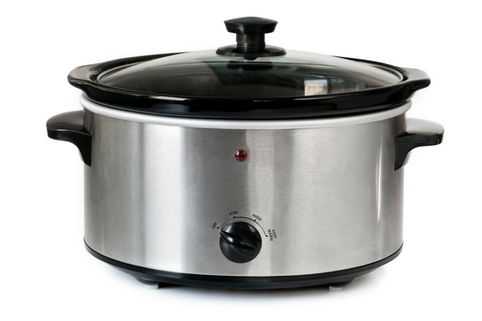 Silver 6-quart Slow Cooker 