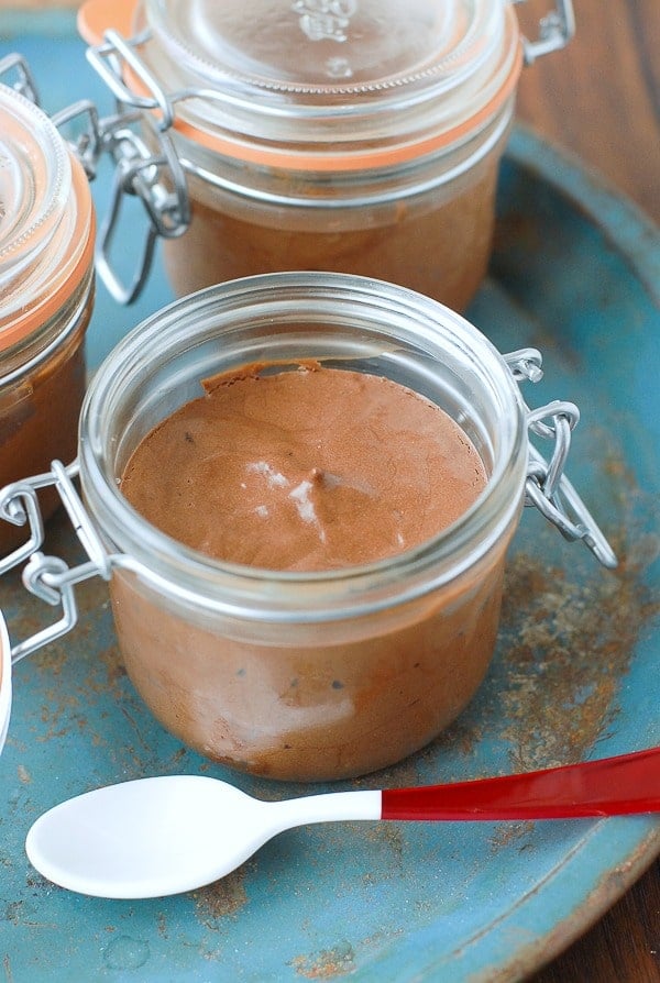 French Chocolate Mousse jar