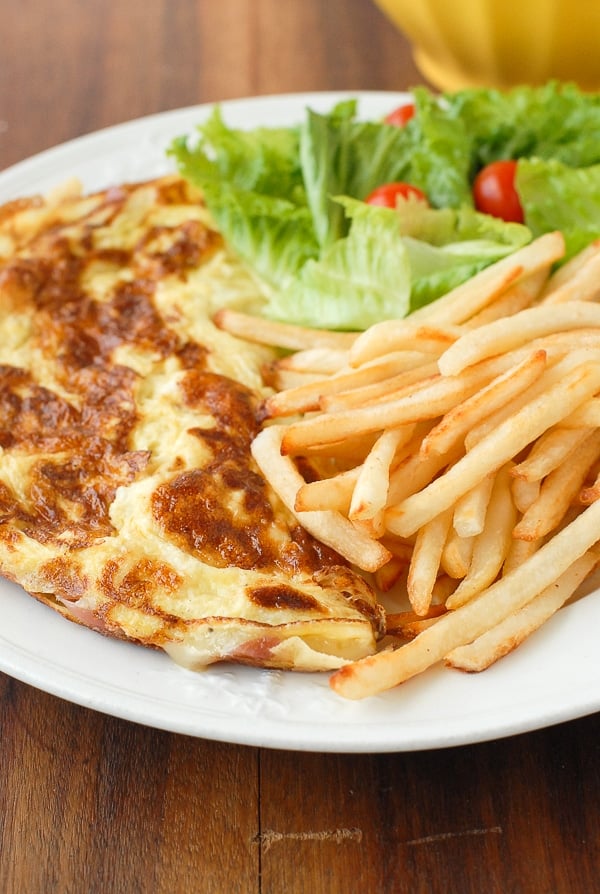 French Ham and Cheese Omelette 