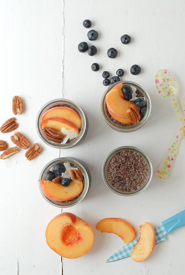 Overnight Quinoa Chia Breakfast Pudding 