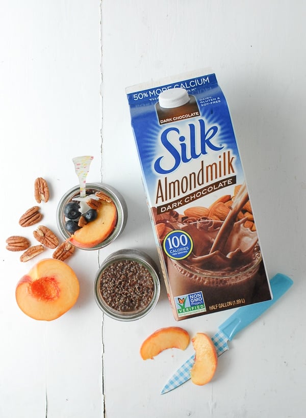 Overnight Quinoa Chia Chocolate Breakfast Pudding with Silk 