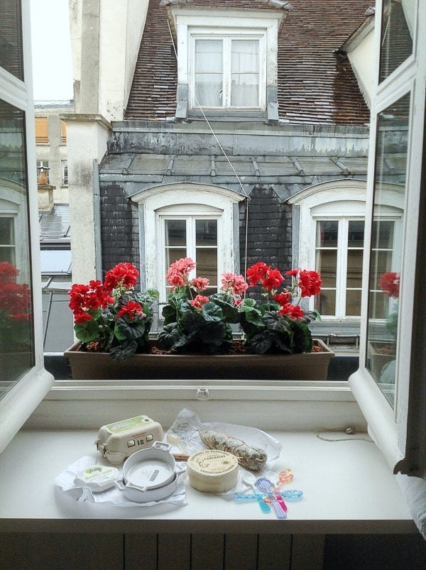 Paris apartment view Rue de Temple 