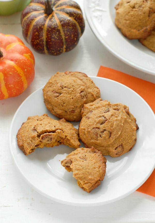 Pumpkin Spice Cinnamon Chip gluten-free cookies 