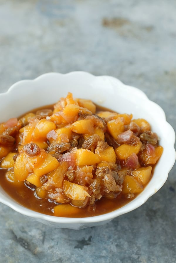 Chutney recipe with fresh peaches